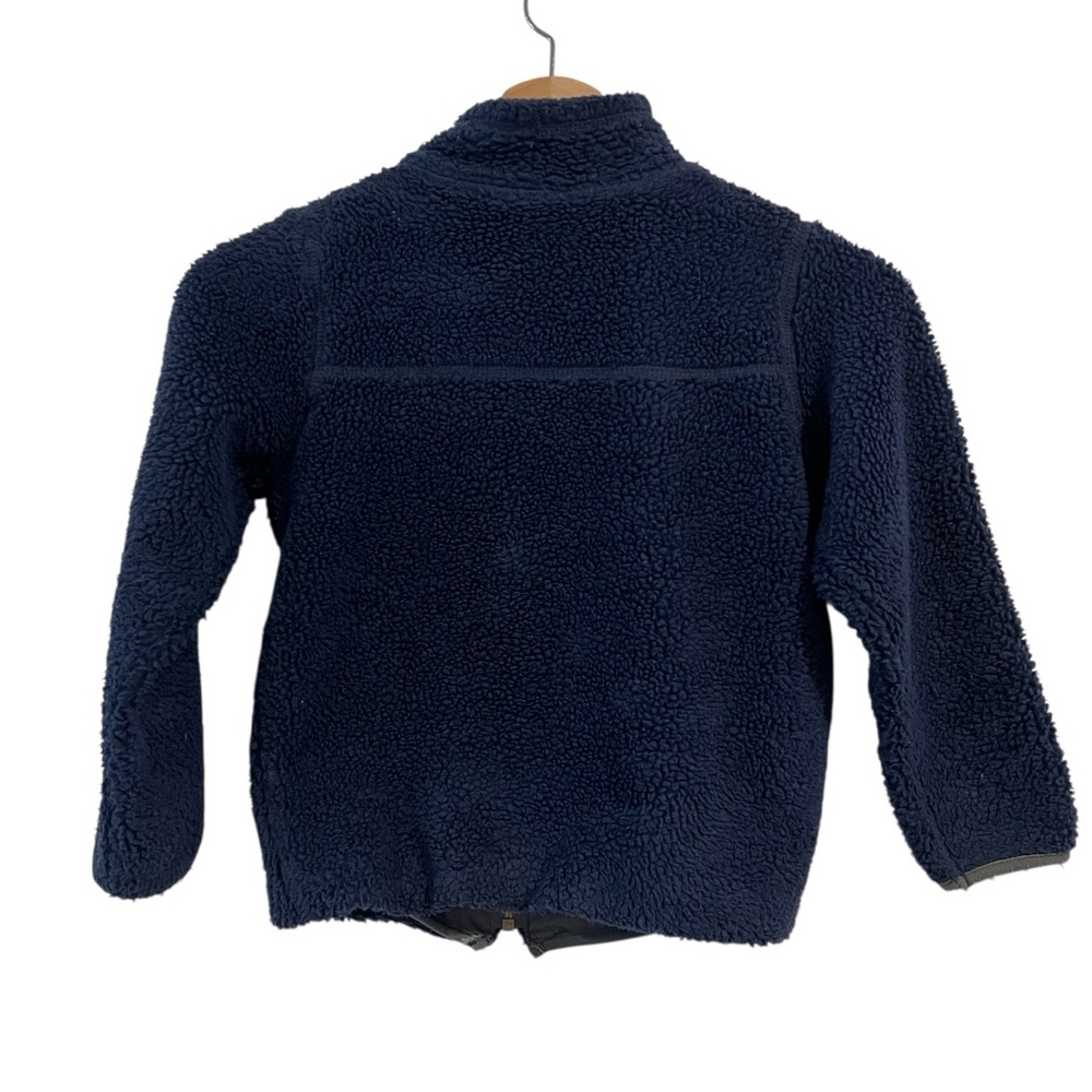 CARTER’S Fleece Zip Up Jacket Navy Boys Size 6 - Picture 2 of 2
